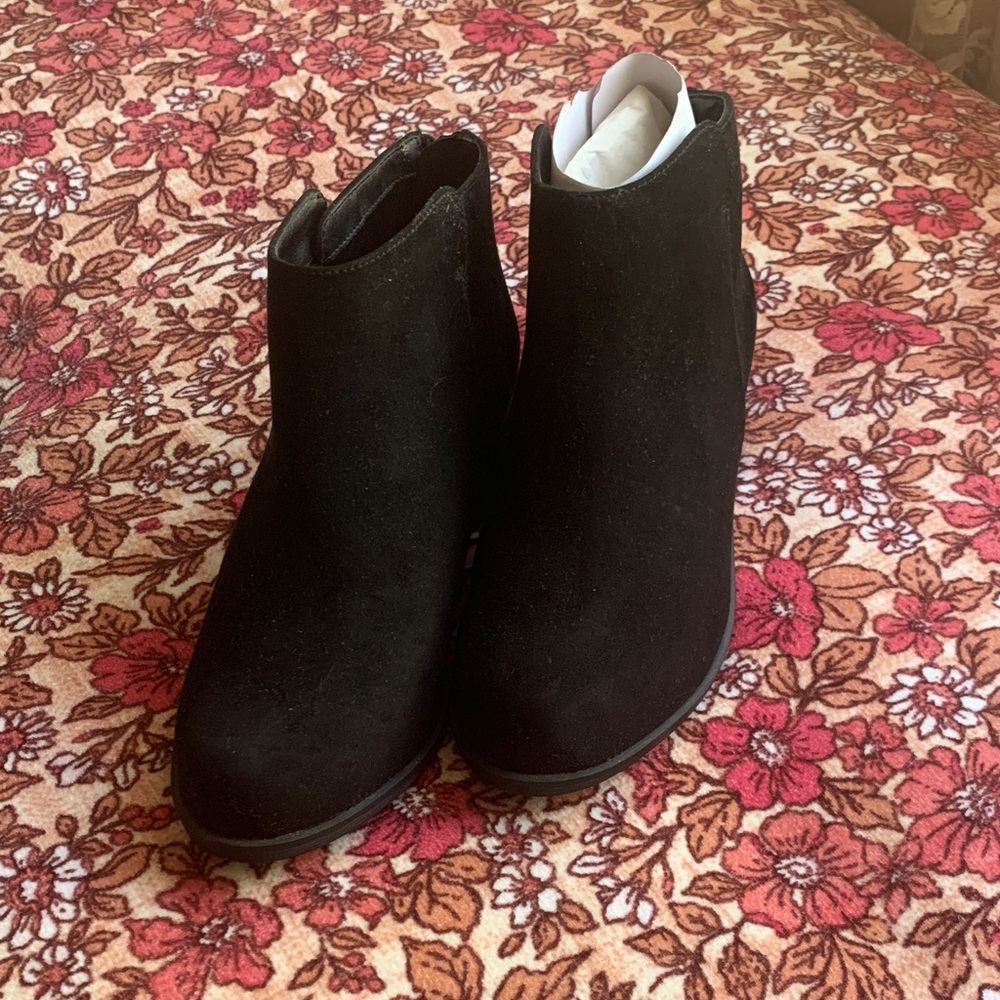 Lane Bryant Classic Black Ankle Booties